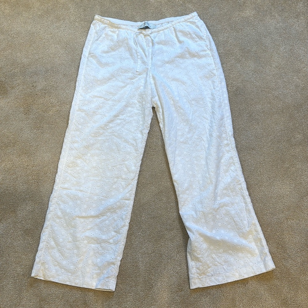 Hollister Adjustable Wide Leg Textured Pants
